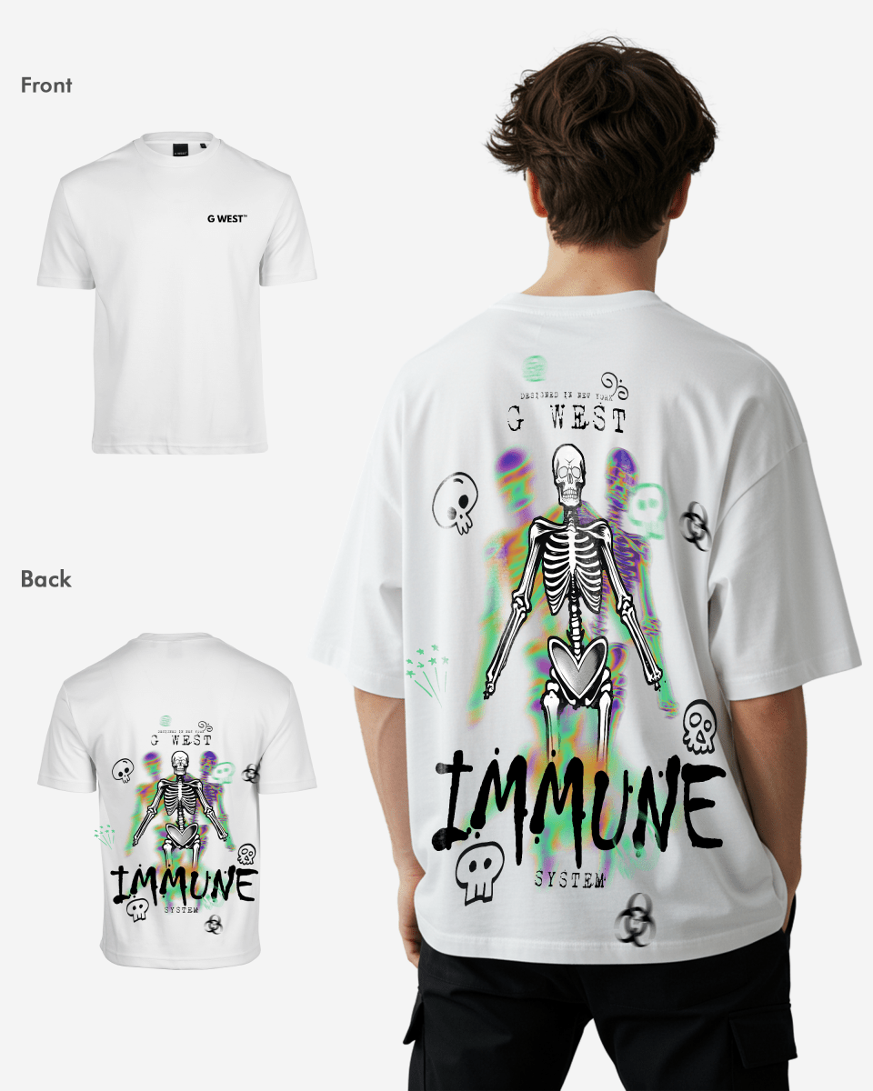 G West Oversized Immune T-Shirt Mens G West