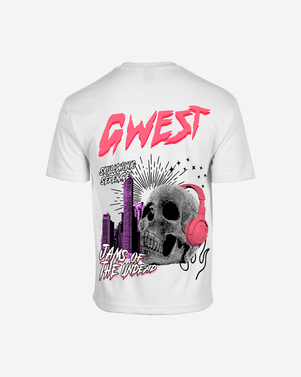 G West Mens Oversized Jams Of The Undead Tee G West