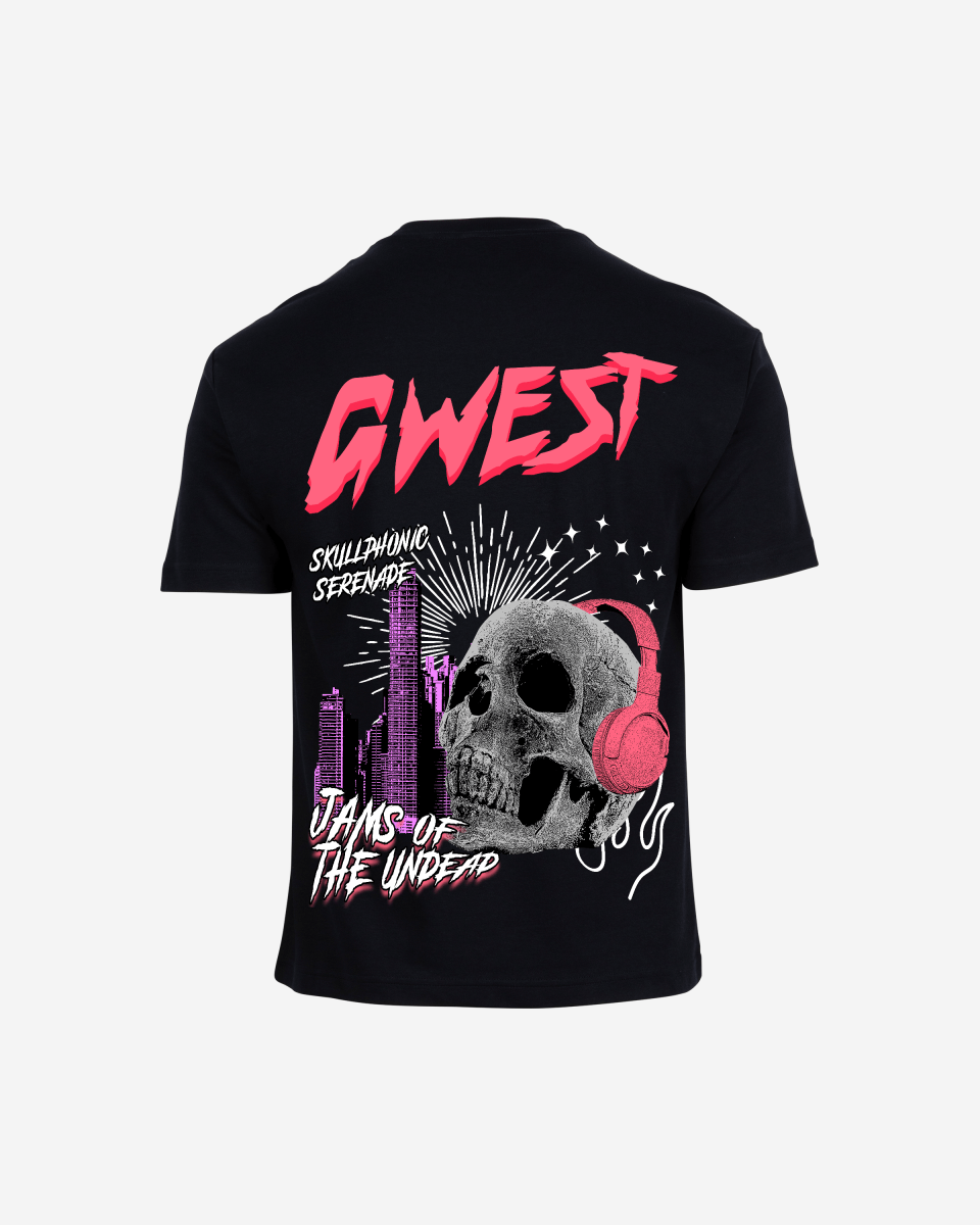 G West Mens Oversized Jams Of The Undead Tee G West