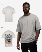 G West Mens Oversized Library T Shirt G West