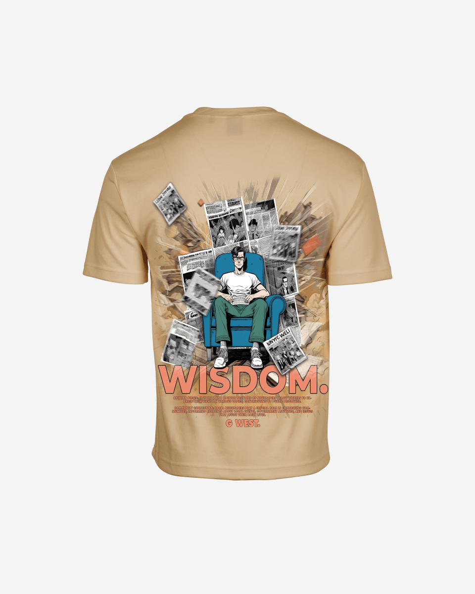 G West Mens Oversized Library T Shirt G West