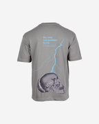 G West Oversized Lighting Skull T-Shirt Mens G West