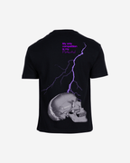 G West Oversized Lighting Skull T-Shirt Mens G West