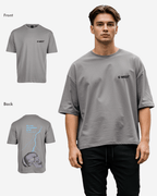 G West Oversized Lighting Skull T-Shirt Mens G West