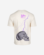 G West Oversized Lighting Skull T-Shirt Mens G West