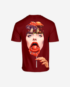 G West Mens Oversized Lollipop Mushroom Oversized Tee G West