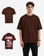 G West Mens Oversized Melting Ice Cream Tee G West
