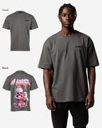 G West Mens Oversized Melting Ice Cream Tee G West