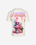G West Mens Oversized Melting Ice Cream Tee G West