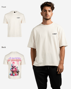G West Mens Oversized Melting Ice Cream Tee G West