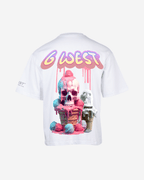 G West Mens Oversized Melting Ice Cream Tee G West
