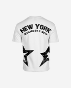 G West Mens Oversized New York Arch Logo Tee Gwdtfl9053 - 2 Colors G West