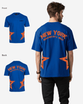 G West Mens Oversized New York Arch Logo With Star Tee G West