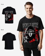 G West Mens Oversized Old World Wide Star T Shirt G West