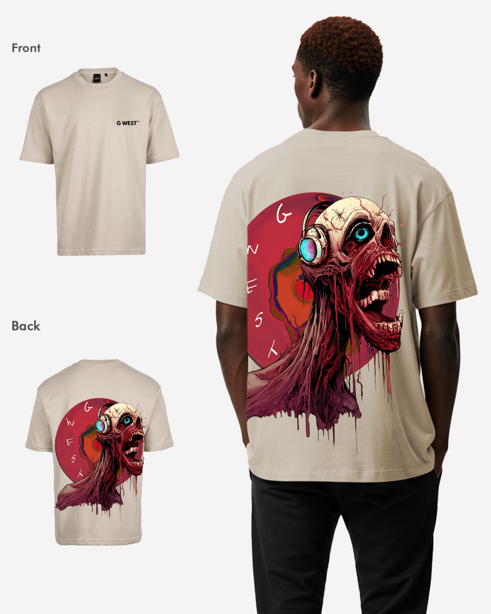 G West Oversized One Eye Life Style T-Shirt Mens G West