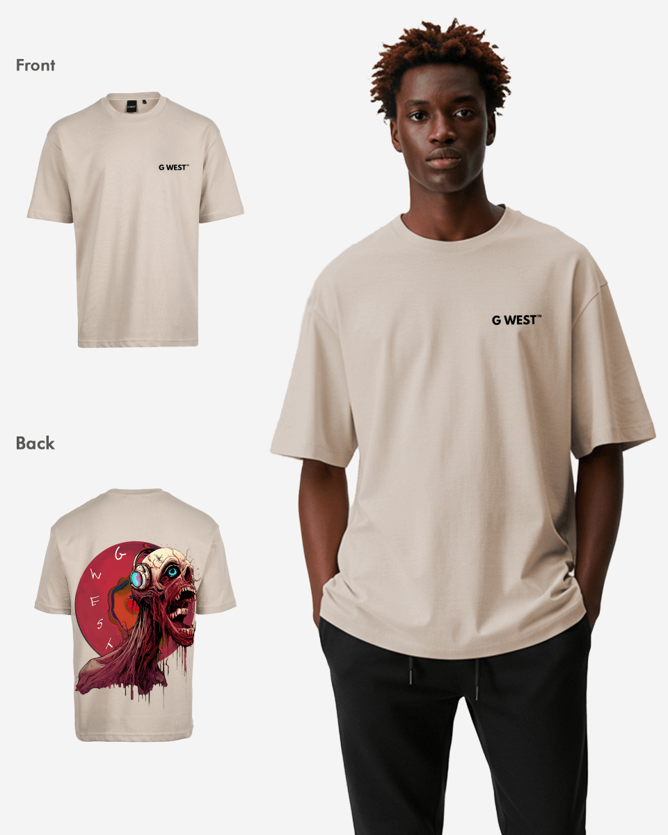 G West Oversized One Eye Life Style T-Shirt Mens G West