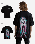 G West Mens Oversized Praying Girl T Shirt G West