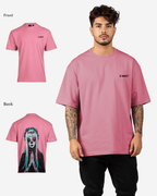 G West Mens Oversized Praying Girl T Shirt G West
