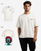 G West Mens Oversized Premium Erupt Brain T-Shirt G West
