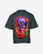 G WEST OVERSIZED PREMIUM SNAKE SKULL T-SHIRT Mens G West