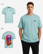 G WEST OVERSIZED PREMIUM SNAKE SKULL T-SHIRT Mens G West