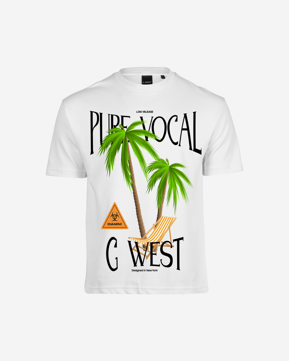 G West Oversized Pure Vocal T Shirt Mens G West