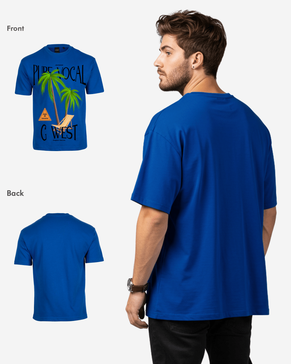 G West Oversized Pure Vocal T Shirt Mens G West