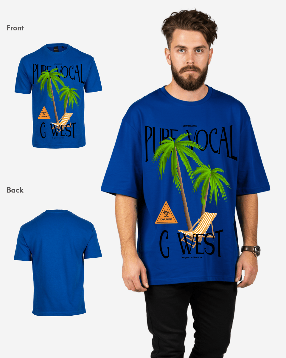 G West Oversized Pure Vocal T Shirt Mens G West