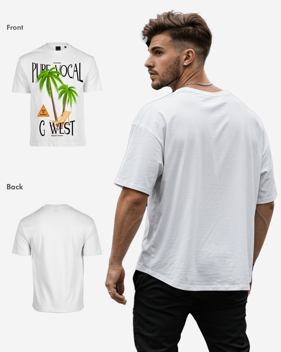 G West Oversized Pure Vocal T Shirt Mens G West