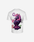 G West Mens Oversized Purple Dragon Tee G West