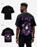 G West Oversized Purple Eye T-Shirt Mens G West