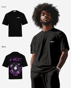 G West Oversized Purple Eye T-Shirt Mens G West