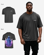 G West Mens Oversized Purple Reaper Tee G West