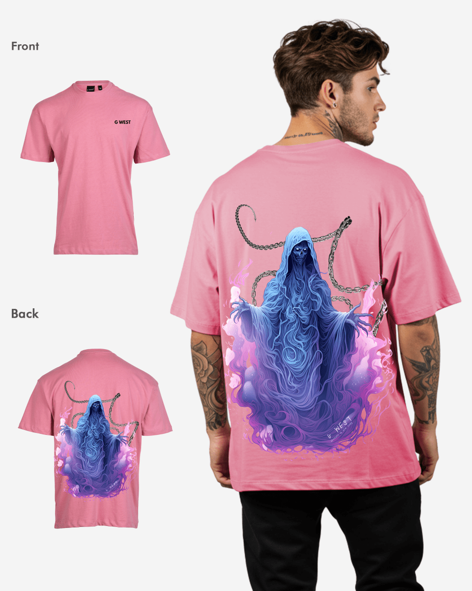G West Mens Oversized Purple Reaper Tee G West