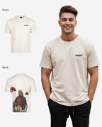 G West Mens Oversized Red Skull Tee G West