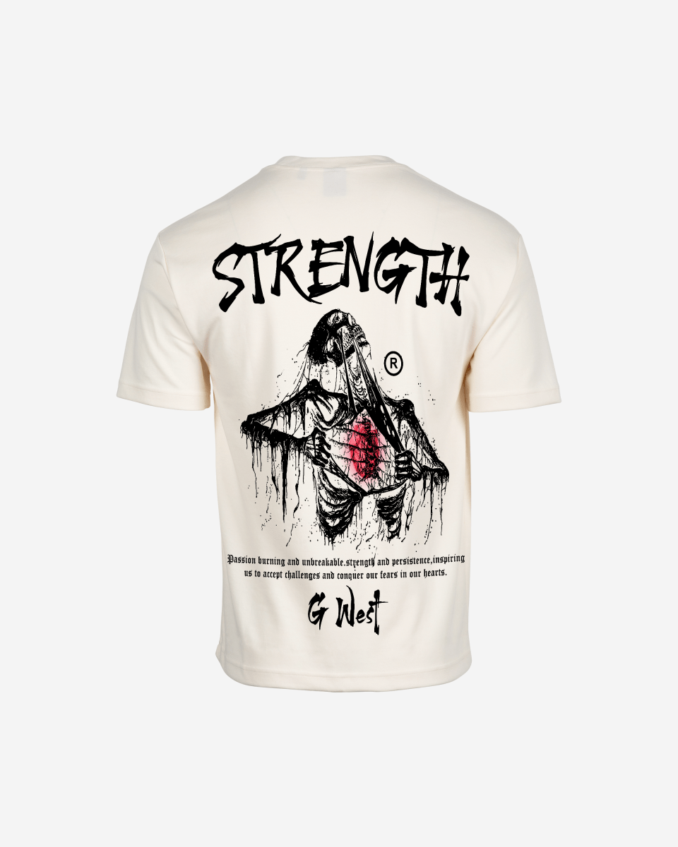 G West Oversized Ripping Skeleton T-Shirt Mens G West