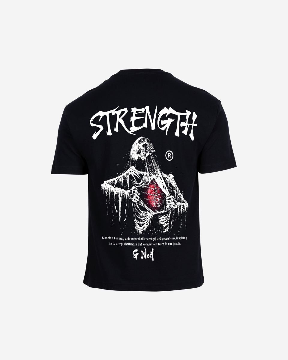 G West Oversized Ripping Skeleton T-Shirt Mens G West