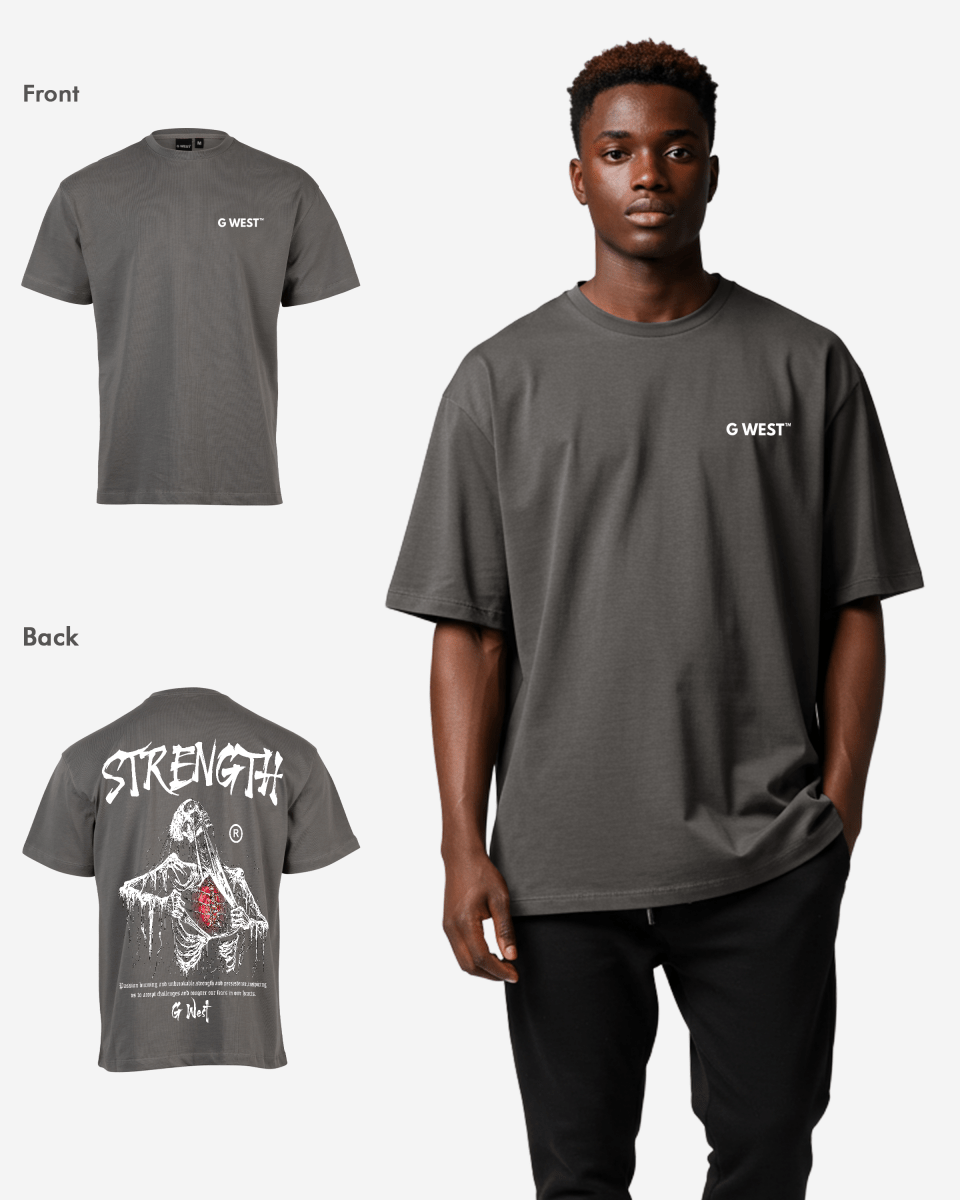 G West Oversized Ripping Skeleton T-Shirt Mens G West