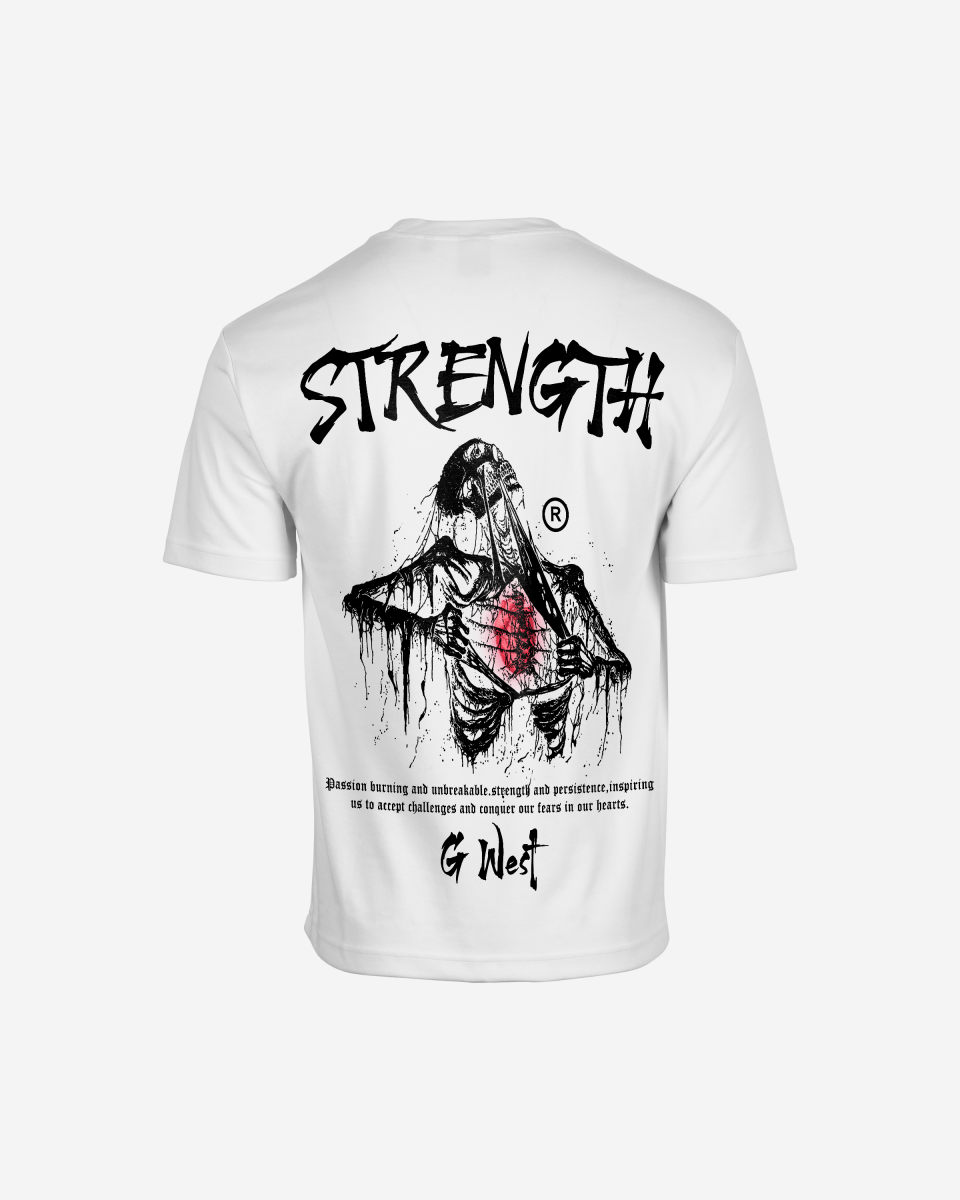G West Oversized Ripping Skeleton T-Shirt Mens G West