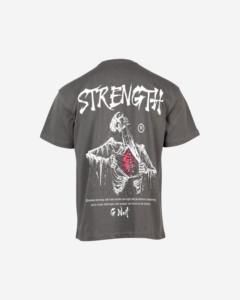 G West Oversized Ripping Skeleton T-Shirt Mens G West