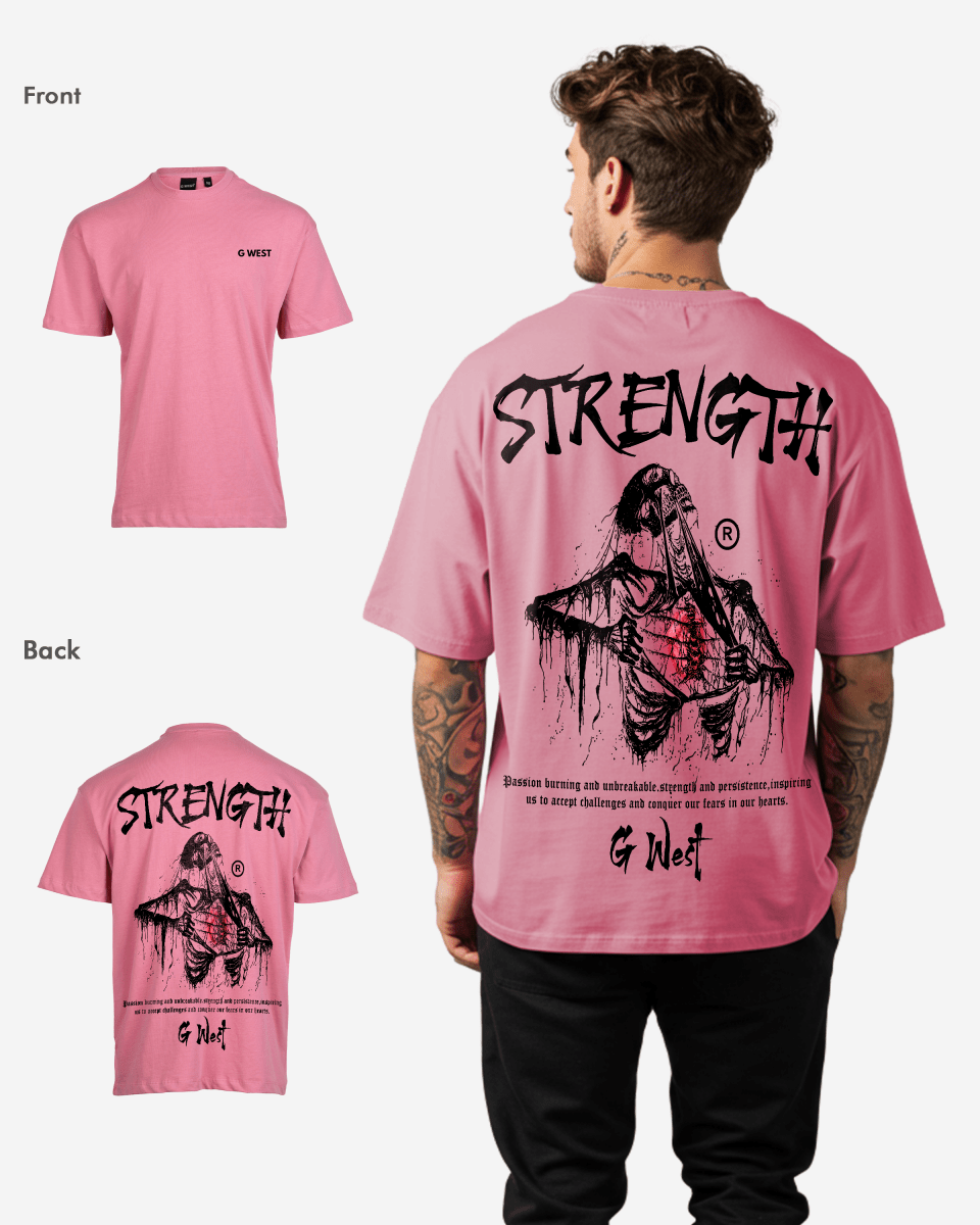 G West Oversized Ripping Skeleton T-Shirt Mens G West