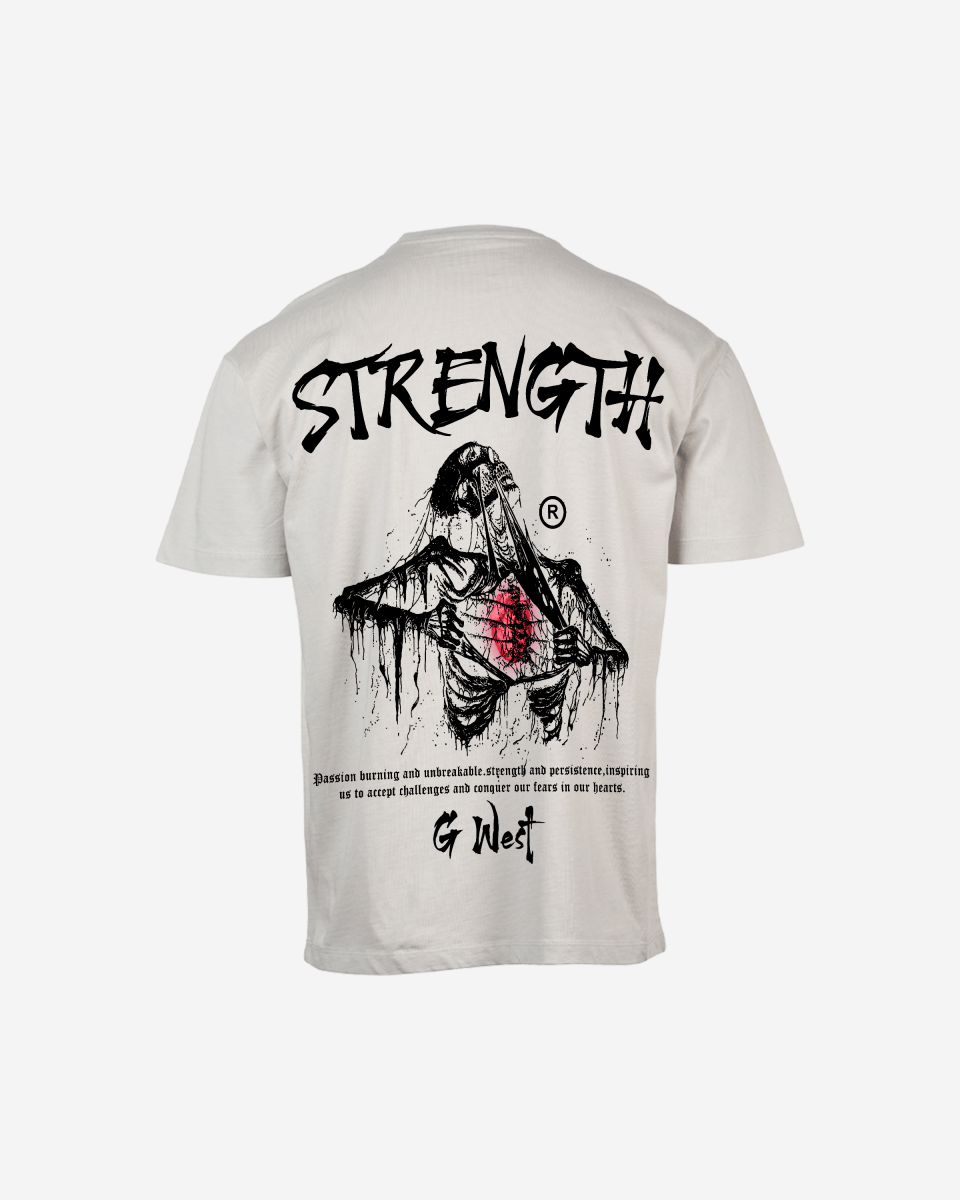 G West Oversized Ripping Skeleton T-Shirt Mens G West