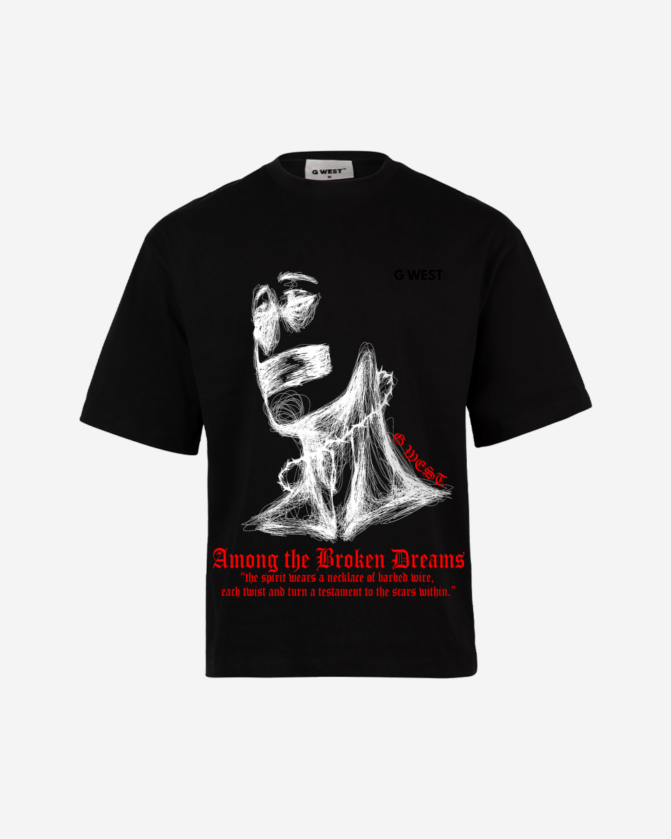 G West Oversized Sinner Black T-Shirt Mens G West