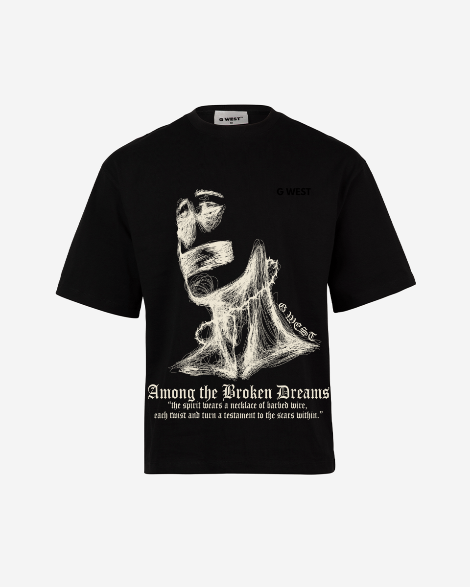 G West Oversized Sinner Black T-Shirt Mens G West
