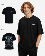 G West Mens Oversized Skull Tee G West