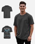 G West Mens Oversized Skull Tee G West