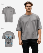 G West Mens Oversized Skull Tee G West