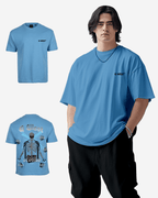 G West Mens Oversized Skull Tee G West
