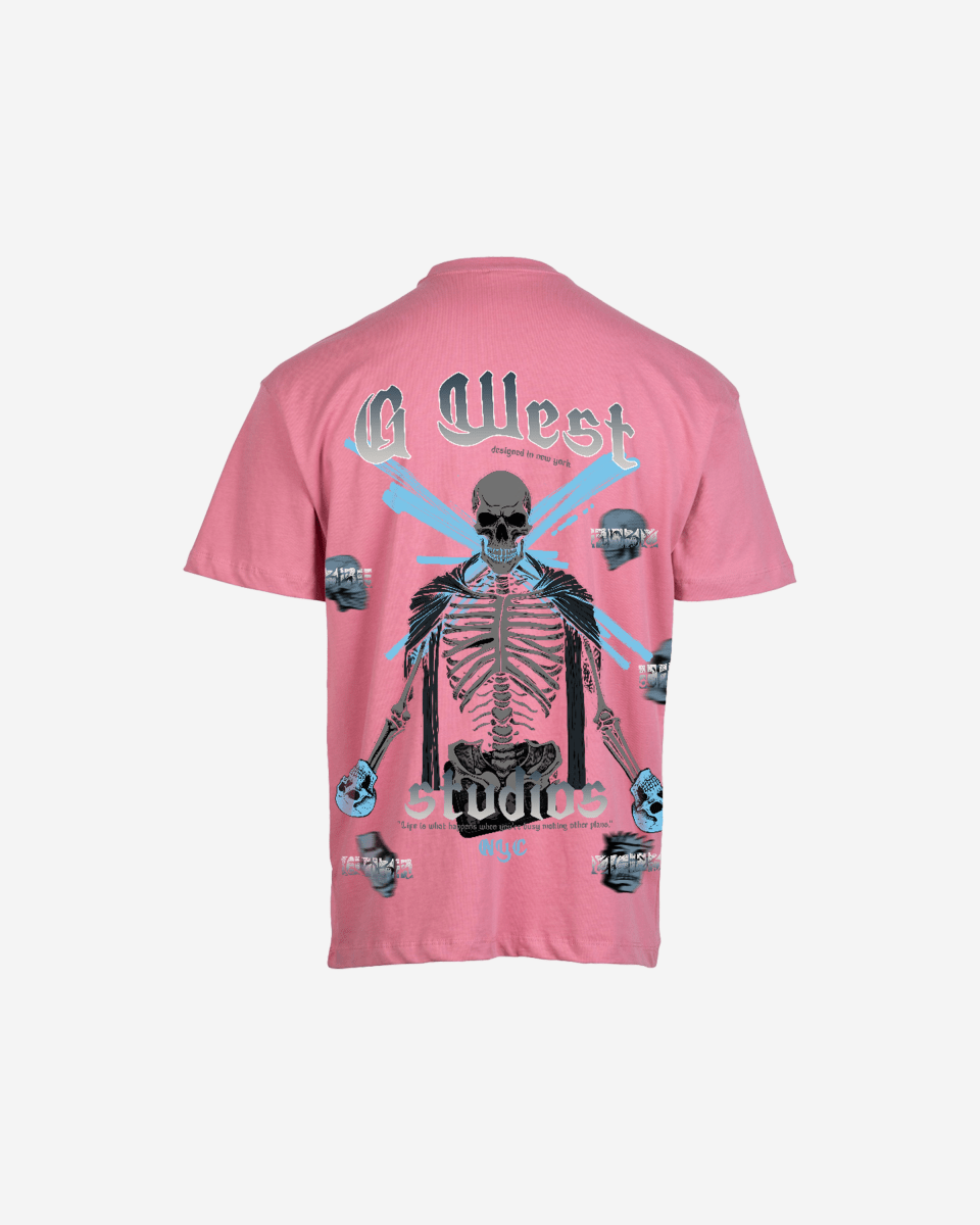 G West Mens Oversized Skull Tee G West