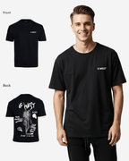 G West Mens Oversized Smoke Skeleton Tee G West